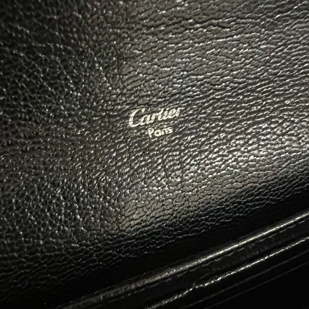 CARTIER Black Leather Wallet - Picture 10 of 12